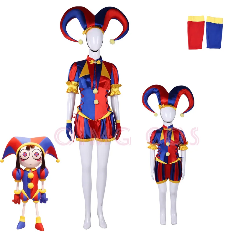 Anime Cosplay Jumpsuit - The Amazing Digital Circus Pomni Cosplay