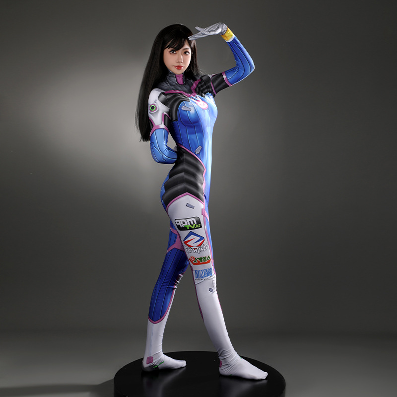 Women Dva Cosplay Complete Out - Anime Cosplay Jumpsuit review and price