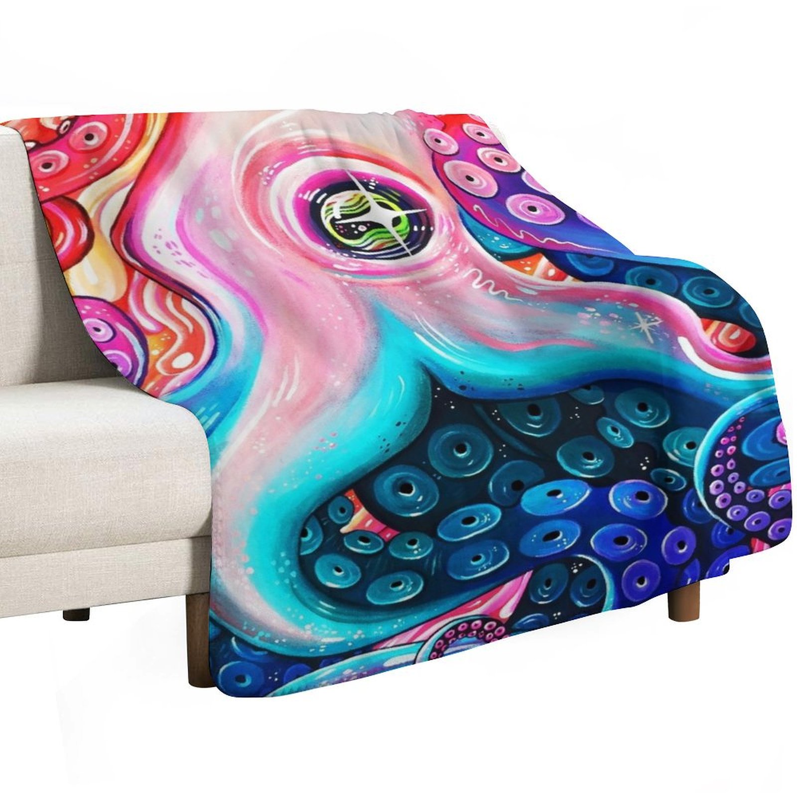 GlitterOctopus Throw Blanket v - Anime Cosplay Idea review and price